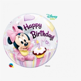 Baby Mickey Mouse Hd - Happy First Birthday Minnie Mouse, HD Png Download, Free Download