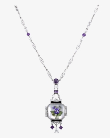 Raymond Yard Reverse Crystal Flower Pendant - Locket, HD Png Download, Free Download