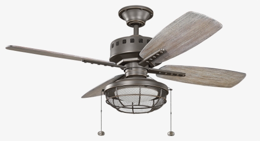Kichler Ceiling Fans - Weathered Look Ceiling Fans, HD Png Download, Free Download
