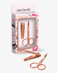 Rose Gold Beauty Tool Manicure - Makeup Brushes, HD Png Download, Free Download