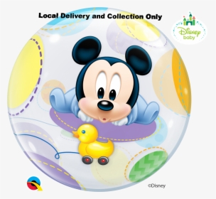 Mickey Mouse Baby Bubble Balloon, HD Png Download, Free Download