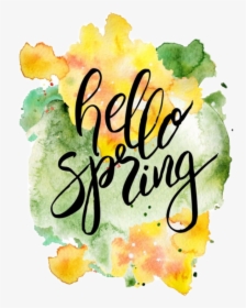 #usewhitebackground #hello #spring #hellospring - Hello Spring, HD Png Download, Free Download