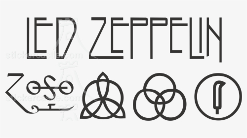 Transparent Led Zeppelin Symbols Png - Led Zeppelin Logo Png, Png Download, Free Download