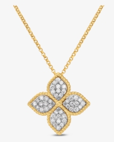 Roberto Coin Princess Flower Diamond Pendant - Pendant, HD Png Download, Free Download