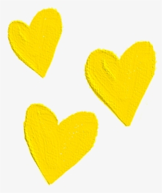#heart #hearts #yellow #sun #sunny #watercolor #oilpainting - Heart, HD Png Download, Free Download