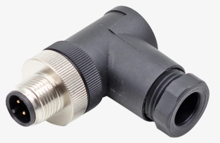 M12 3 Pin 4 Pin Right Angle 90 Degree Field Wireable - Monocular, HD Png Download, Free Download