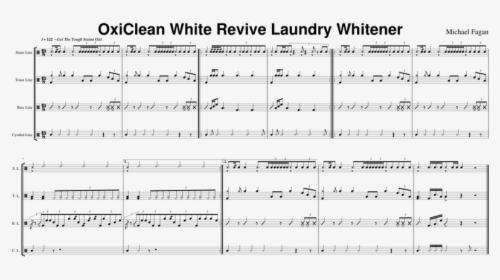 Transparent Oxiclean Png - Sheet Music, Png Download, Free Download