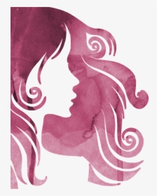 Pink, Silhouette, Watercolor, Woman, Artistic, Nature - Visionary Women Champions Of Peace And Nonviolence, HD Png Download, Free Download
