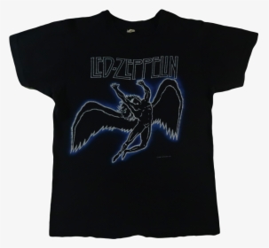 Rare Vintage Nike T Shirt 80s 90s Tee - Led Zeppelin T Shirt, HD Png Download, Free Download