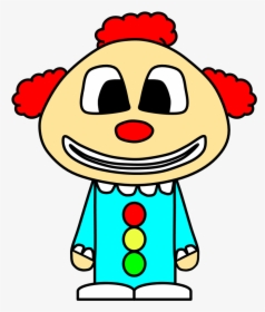 Clown, Big Eyes, Cartoon Person - Cartoon, HD Png Download, Free Download