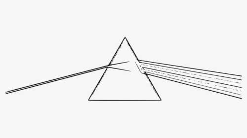 Drawing, Pink Floyd, And Prism Image - Triangle, HD Png Download, Free Download
