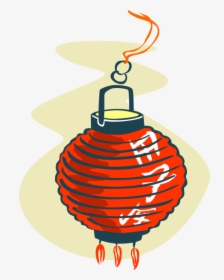Vector Illustration Of Chinese Asian Paper Lanterns - Japanese Paper Lantern Clipart, HD Png Download, Free Download