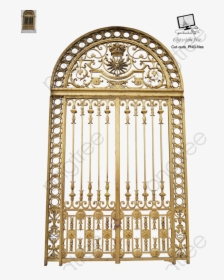 Transparent Balcony Clipart - Gold Gates Png, Png Download, Free Download