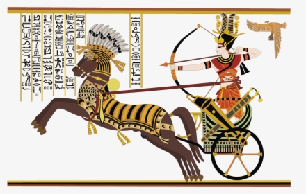 Transparent Pharaoh Clipart - Character And Style Egyptian Art, HD Png Download, Free Download