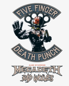 Finger Finger Death Punch Will Tour With Megadeth And - Label, HD Png Download, Free Download