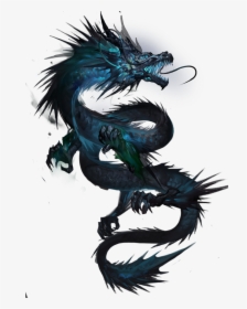 Black And Blue Dragon, HD Png Download, Free Download