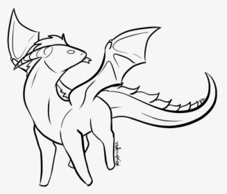 Water Dragon Drawing - Dragon Lineart F2u, HD Png Download, Free Download