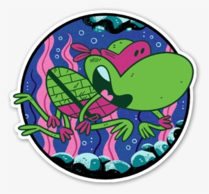 Underwater Level - Don Sticker - Cartoon, HD Png Download, Free Download