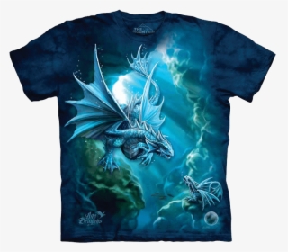 Anne Stokes Water Dragon T-shirt, HD Png Download, Free Download