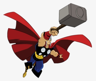 Thor Mighty Heroes Avengers Earth"s - Thor Clipart, HD Png Download, Free Download