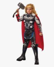 Boys Age Of Ultron Deluxe Thor Costume - Costume Thor, HD Png Download, Free Download