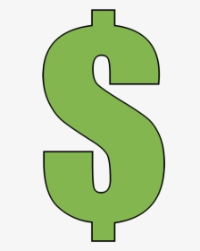 Dollar Sign Outline , Png Download - Dog Tag Template, Transparent Png, Free Download