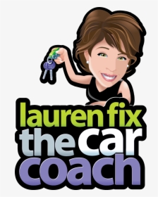 Lauren Fix, The Car Coach® - Cartoon, HD Png Download, Free Download