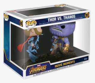 New Thor Vs Thanos Marvel 707 Avengers Movie Moments - Thor Vs Thanos Pop Movie Moment, HD Png Download, Free Download