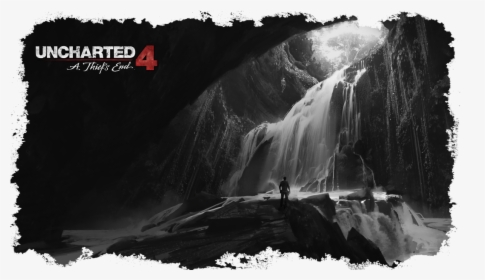 Uncharted 4 Black And White, HD Png Download, Free Download