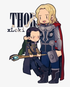Loki And Thor Drawn By Laphy - Loki, HD Png Download, Free Download