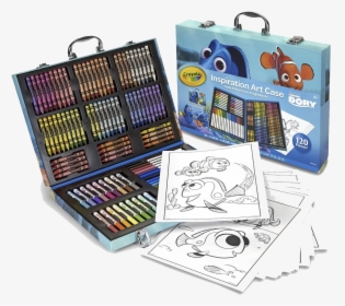 Details About Disney Art Set Kids Crayola Color Crayons - Crayola Finding Dory Art Kit, HD Png Download, Free Download