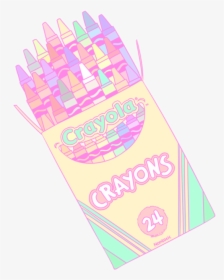 #cute #pastel #crayola #crayons #kawaii - Crayon Png, Transparent Png, Free Download