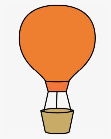 Clip Art Image - Hot Air Balloon Clipart Cute, HD Png Download, Free Download