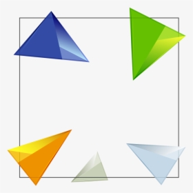 D Geometric Shaped - Triangle Vector 3d Png, Transparent Png, Free Download