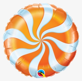 Yellow Candy Swirl Foil Balloon, HD Png Download, Free Download