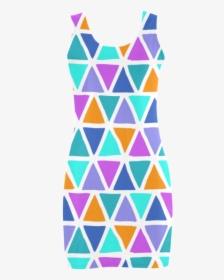 Modern Colored Trinagles / Pyramids Pattern Medea Vest - Active Tank, HD Png Download, Free Download