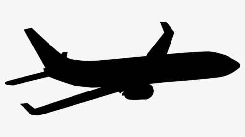 Airplane Aircraft Silhouette Clip Art - Transparent Plane Vector Png, Png Download, Free Download