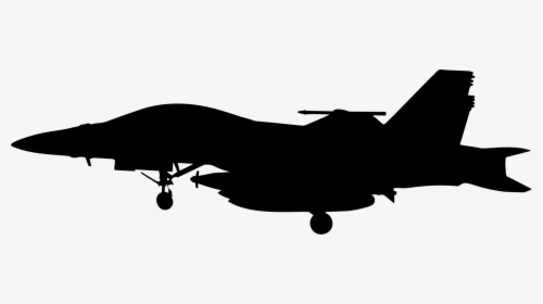 Silhouette,monochrome Photography,aircraft - Fighter Jet Silhouette Png, Transparent Png, Free Download