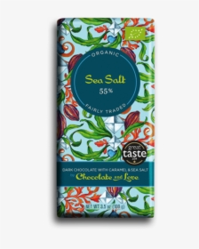 Dark Chocolate Carame Sea Salt Chocolate And Love - Organic Chocolate And Love, HD Png Download, Free Download