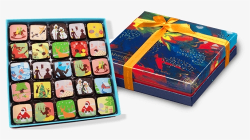 25 Piece River Of Diamonds Holiday Ganache Box - Mario, HD Png Download, Free Download