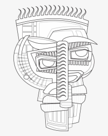 Abstract Face Black Png, Transparent Png, Free Download
