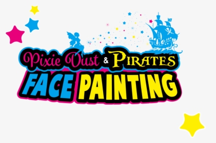 Face Painting Logo For Pixie Dust And Pirates Carlisle - Graphic Design, HD Png Download, Free Download