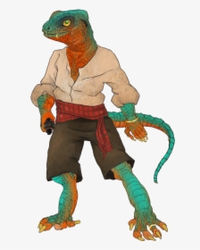 Reggie The Lizard Pirate , Png Download, Transparent - Lizard Pirate, Png Download, Free Download