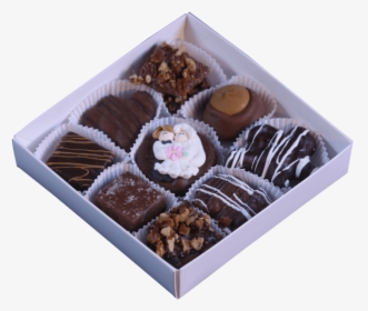 Wedding Assorted Chocolate Box 1/2 Lb - Assorted Chocolates 5 Lb Box, HD Png Download, Free Download