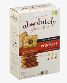 Absolutely Gluten Free Cracked Pepper Crackers, HD Png Download, Free Download
