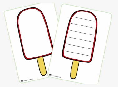 Ice Lolly Writing - Ice Lolly Template Printable, HD Png Download, Free Download