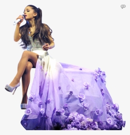 Ariana Grande Singing On Stage Png Image - Ariana Grande Honeymoon Tour Dress, Transparent Png, Free Download