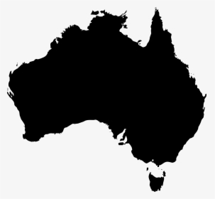 What Country Is Png - Australia Map Silhouette, Transparent Png, Free Download