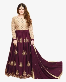 Transparent Suits Png - Zarine Khan Anarkali Dress, Png Download, Free Download