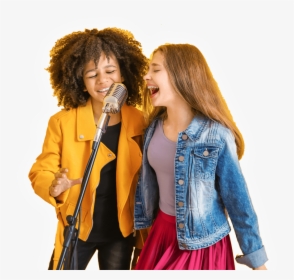 Girls Singing Together - Singing, HD Png Download, Free Download